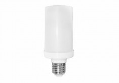 Bec cu led imitatie flacara E27 220V 9W foto