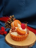 Sweet Romance , Tarta cu Fructe, lumanare parfumata tip desert din ceara de soia