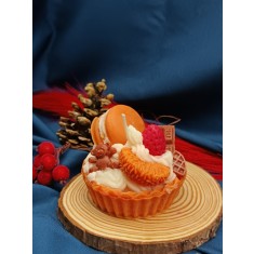 Sweet Romance - Tarta cu Fructe, lumanare parfumata tip desert din ceara de soia