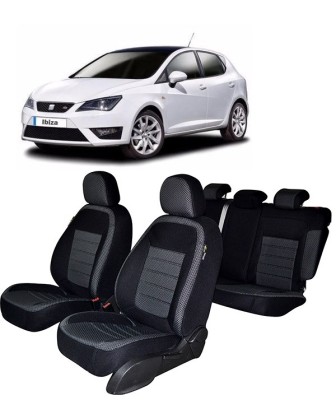 Set Huse scaune dedicate SEAT IBIZA 2017-2018 Premium (BANCHETA FRACTIONATA) foto