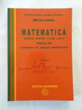 M. Ganga - Elemente de analiza matematica pentru clasa a XII-a profil M1, Clasa 12
