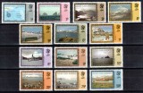 Falkland Dep 1984 (1980), Mi #78-90 II**, harta, fauna, vapoare, MNH! Cota 15 &euro;!, Natura, Nestampilat