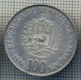 AX 1179 MONEDA - VENEZUELA - 100 BOLIVARES -ANUL 1998 -STAREA CARE SE VEDE