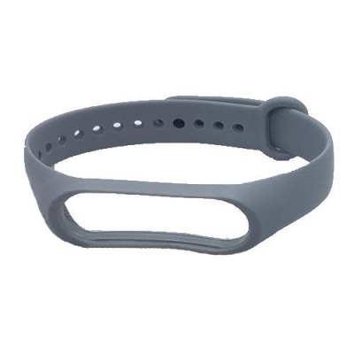 Curea Bratara Silicon Fitness Xiaomi Mi Band 3 Xiaomi Mi Band 4 Grey foto