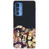 Husa compatibila cu Motorola Moto G20 model Cartoons party, Silicon, TPU, Viceversa, Transparent, Carcasa