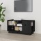 vidaXL Comodă TV, negru, 80x35x40,5 cm, lemn masiv de pin 814408