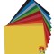 Set 10 coli carton colorat 270 gr 70x100 Daco - Alb
