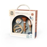 Set 4 instrumente muzicale din lemn (S), Speedy Monkey