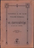 HST C1215 A Nagykaroly ... fiuiskola ertesitoje 1913-1914