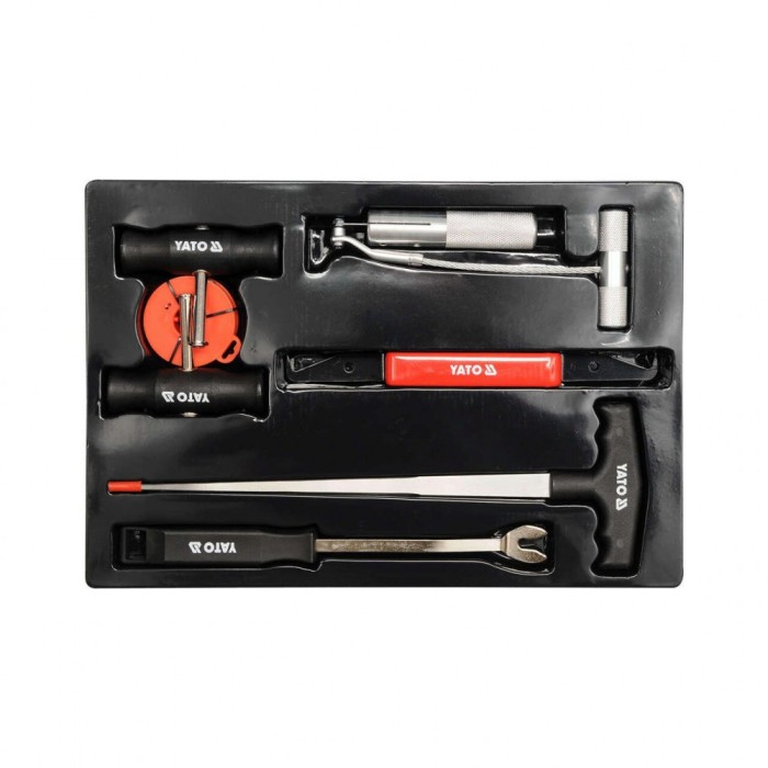 Set pentru demontat geamuri, parbrize si lunete auto Yato YT-0845