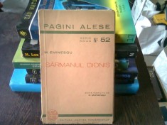 SARMANUL DIONIS - M. EMINESCU foto