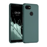 Husa pentru Google Pixel 3, Silicon, Verde, 45967.171, Carcasa, Kwmobile