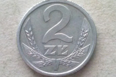 MONEDA 2 ZLOTY 1990-POLONIA foto