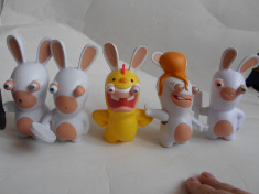 2018 BURGER KING RABBIDS INVASION KIDS-5 buc/McDonalds foto