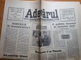 ziarul adevarul 6 februarie 1990-art. &quot;democratie si transhumanta &quot;