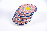 Set suport pahare | floare stea 4 buc