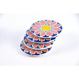 Set suport pahare | floare stea 4 buc