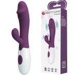 Vibrator Iepuras Snappy , 30 Moduri Vibratii, Silicon, Violet, 19 cm