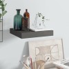 VidaXL Raft de perete suspendat, gri extralucios, 23x23,5x3,8 cm, MDF 323781