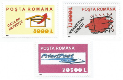 Romania, LP 1594/2002, Servicii postale II (uzuale), MNH foto
