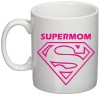 Cana Alba Ceramica Personalizata SuperMom INOVATIX&reg;, 330ml, Ziua Nationala, Pentru Mama, Sublimare
