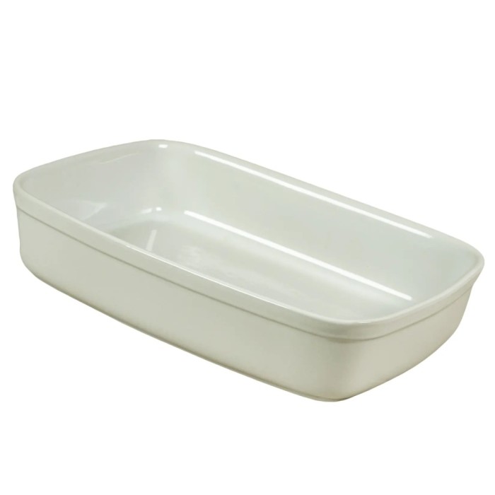 Vas termorezistent, 31x18x7, Alb