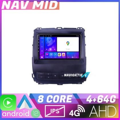 Navigatie Toyota Prado J120 2002 2009 KIT j120 EDOTEC-LITE Android Ecran 720P Octa Core 4 64 Carplay v1 CarStore Technology