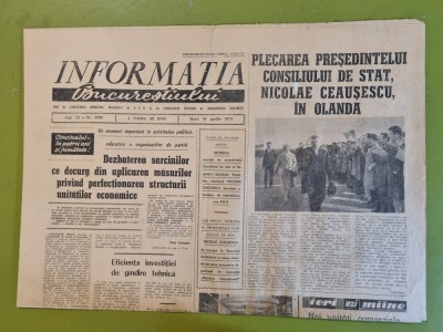 informatia bucurestiului 10 aprilie 1973-autoutilitarele TV 12 autobuzul foto