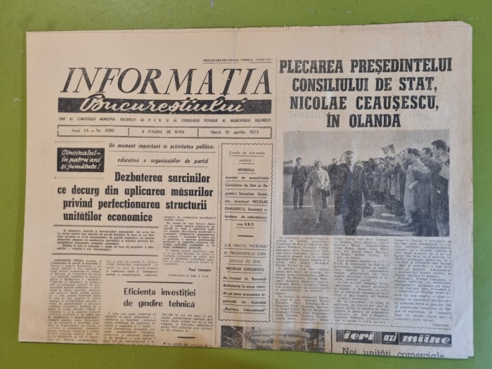 informatia bucurestiului 10 aprilie 1973-autoutilitarele TV 12 autobuzul
