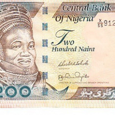 M1 - Bancnota foarte veche - Nigeria - 200 naira - 2007