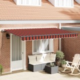 vidaXL Cortina Retractabilă Manual Portocaliu 400 x 200 cm țesătură 3329808
