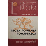 Gheorghe Vrabie - Proza populara romaneasca (Editia: 1986)