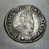 Austria 3 kreuzer 1626 / Kutna Nora argint Ferdinand ll RaR