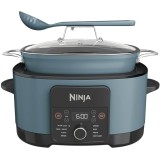 Multicooker Ninja Foodi PossibleCooker 8 in 1 MC1001, 1200 W, 8 L, 8 functii, vas detasabil, albastru marin