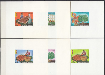 Togo 1971 - CACAO - Ziua Internationala - 6 Colite NDT - Mich.75,00 Eur. - MNH foto