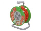 Prelungitor alimentare 4 prize PVC portocaliu 3x1mm2, PLASTROL