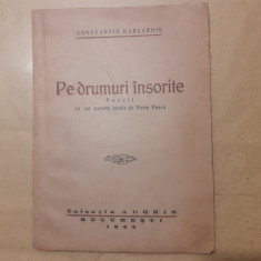 PE DRUMURI INSORITE-CONSTANTIN BARCAROIU CU DEDICATIE-1944a1.