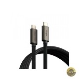 Cablu Date si Incarcare USB-C - USB-C Ringke 2X2 240W 1m Negru