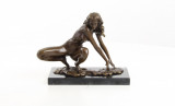 Nud - statueta erotica din bronz pe soclu din marmura FA-95, Nuduri