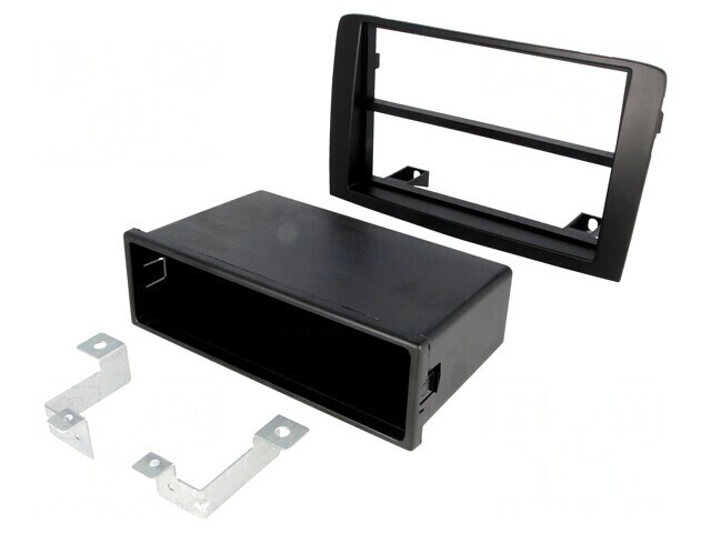 Cadru Radio Negru Fiat Lancia 2 ISO
