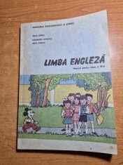 manual de limba engleza - pentru clasa a 3-a - din anul 1991 foto