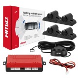Set senzori parcare cu buzzer pentru camion si bus, 4 senzori 12V
