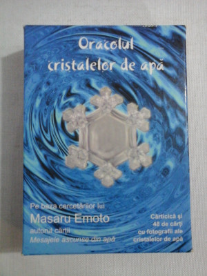 ORACOLUL CRISTALELOR DE APA - MASARU EMOTO ( carticica si 48 carti ) foto