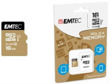 Card de memorie Emtec, ECMSDM16GHC10GP, microSDHC, 16GB, Clasa 10 + Adaptor SD