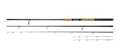 LANSETA CARP EXPERT BLACK SHADOW FEEDER 3,90M IM8 3+3 60-120 foto