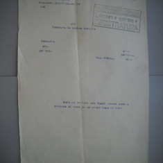 HOPCT DOCUMENT VECHI 383 MINISTERUL INDUSTRIEI COMERT EXTERIOR /BUCURESTI 1935