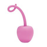 Jucărie erotică TOYZ4LOVERS My Secret Cherry Pink, &icirc;n formă de cireașă, utilizare vaginală sau anală, din silicon, roz