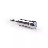 Conector Antena Auto Tata Metalic Nedis, Mufă Coaxială 10.5mm, Argintiu