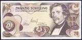 Bancnota Austria 20 Schilling 1967 (1968) - P142 XF