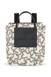 Tous rucsac femei, culoarea bej, mare, cu model 2001851501
